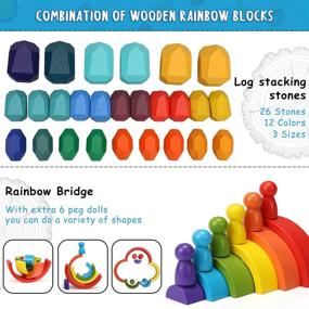 img 3 attached to TOY Life Rocks，Stacking Montessori Educational