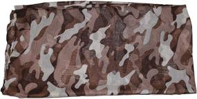 img 2 attached to 🧣 Ted Jack Lightweight Camouflage Print Women's Scarves & Wraps: Stylish Accessories for Every Occasion