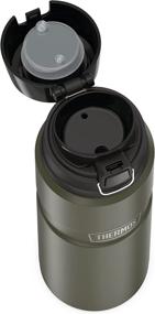 img 1 attached to 🍃 THERMOS Stainless King Vacuum-Insulated Drink Bottle, 24 oz, Matte Green