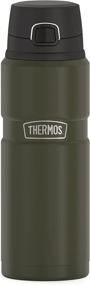 img 4 attached to 🍃 THERMOS Stainless King Vacuum-Insulated Drink Bottle, 24 oz, Matte Green