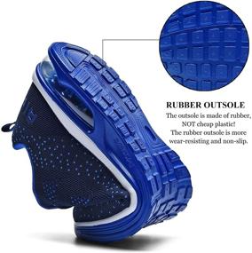 img 1 attached to AUPERF Fashionable Sneakers Lightweight Breathable Men's Shoes for Athletic