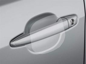 img 3 attached to 🚪 2019-2021 Subaru Forester Custom Fit Защитная пленка для ручек двери и чашки двери - чистая, прозрачная краска - самоизлечение (комплект из 4 штук)