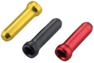 🚲 jagwire bicycle cable end crimps – 1.8mm multiple color combo pack (90 pieces) - gold, black, red logo