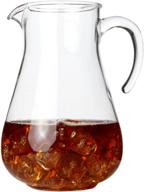 lily's home durable plastic pitcher with large capacity for parties, indoors and outdoors (98 ounces) logo