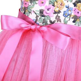 img 2 attached to Платья Flofallzique Floral Sleeve на Пасху: детская одежда, вдохновленная винтажным стилем