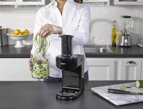 img 1 attached to 🌀 Efficient Oster Black Electric Spiralizer, 1