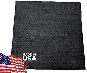 img 3 attached to 🔥 Waylander Carbon Felt Welding Blanket - Made in USA; Flame Retardant Fabric Up to 1800°F; Fireproof Mat for Versatility in Glass Blowing, Auto Body Repair, Camp and Wood Stoves – 18" x 18