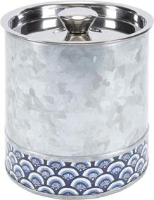 img 3 attached to Silver Blue Old Dutch International Catalina Collection Ice Bucket - Enhanced SEO