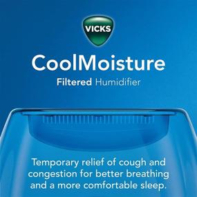 img 2 attached to 🌬️ Vicks Filtered Cool Mist Humidifier: Ideal Medium Room Solution with 1.1 Gallon Tank – Perfect for Baby and Kids Rooms, Bedrooms, and Beyond, Compatible with Vicks VapoPads