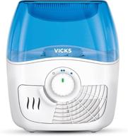 🌬️ vicks filtered cool mist humidifier: ideal medium room solution with 1.1 gallon tank – perfect for baby and kids rooms, bedrooms, and beyond, compatible with vicks vapopads logo