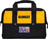 🛠️ durable and compact: dewalt 13" mini heavy duty contractor tool bag logo