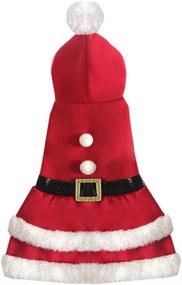 img 2 attached to NACOCO Pet Christmas Coat - Dog and Cat Santa Claus Suit Xmas Skirts - Festive Dog Coat and Costumes