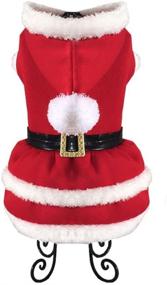 img 3 attached to NACOCO Pet Christmas Coat - Dog and Cat Santa Claus Suit Xmas Skirts - Festive Dog Coat and Costumes