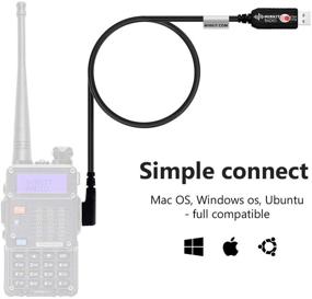 img 1 attached to Mirkit FTDI USB Baofeng Programming Cable For Flashing Ham Radios: Wouxun