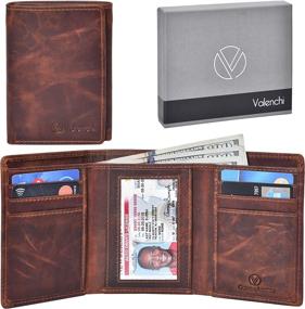 img 4 attached to 👔 Valenchi Genuine Leather Wallets: Vintage Men's Accessories for Stylish Wallets, Card Cases & Money Organizers