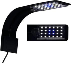 img 4 attached to 🐠 Enhance Your Aquarium with the Seven Master Clip-On LED Light Clamp Fish Tank Light (Black)