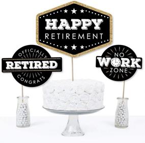 img 2 attached to Happy Retirement Centerpiece Sticks Toppers