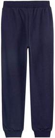 img 3 attached to UNACOO Girls' Casual Active Fleece Sweatpants