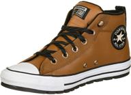 👞 stylish and durable: converse taylor leather street sneaker men's shoes logo