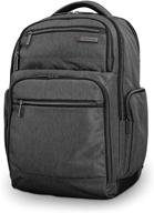 🎒 sleek and versatile samsonite utility backpack - charcoal heather foreffortless organization and modern style logo