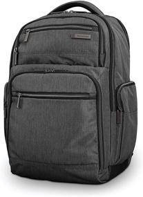 img 4 attached to 🎒 Sleek and Versatile Samsonite Utility Backpack - Charcoal Heather foreffortless organization and modern style