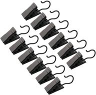 🔗 janyun 120 pack stainless steel curtain clips for home decoration, art craft display, and curtain photo hanging - black logo