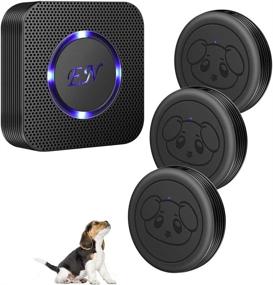 img 4 attached to 🐾 EverNary Wireless Doggie Door Bell for Potty Training - Waterproof Touch Button Dog Bells Included Receiver and Transmitter