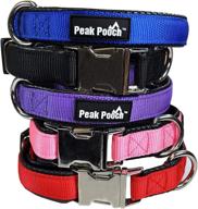 🐕 x-large purple quick release dog collar with metal buckle - adjustable, from downtown pet supply logo