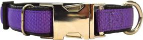 img 1 attached to 🐕 X-Large Purple Quick Release Dog Collar with Metal Buckle - Adjustable, from Downtown Pet Supply