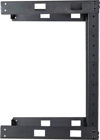 img 3 attached to 🔌 15U Wall Mount Open Frame Steel Network Equipment Rack, Black, 17.75" Deep, W19'' x D17.75'' x H29.75'' - KENUCO REG-15U