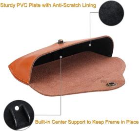 img 1 attached to Fintie Portable Sunglasses Semi Hard Carrying Case: Convenient and Durable Solution