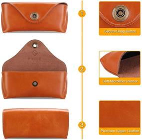 img 3 attached to Fintie Portable Sunglasses Semi Hard Carrying Case: Convenient and Durable Solution