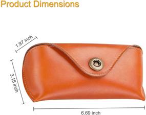 img 2 attached to Fintie Portable Sunglasses Semi Hard Carrying Case: Convenient and Durable Solution