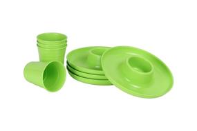 img 2 attached to Lime Green Combo Pack by GreatPlate - GP-GCP-LMGRN-4X4AZ: Versatile and Stylish!