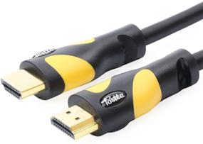 img 3 attached to 🔌 HDMI Cable (20 Feet Yellow) Ultra HDMI 2.0V Support 4K 2160P, 1080P, 3D, Audio Return and Ethernet - 1 Pack for Enhanced SEO