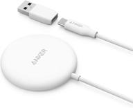 🔌 anker magnetic wireless charger with 5ft usb-c cable and detachable usb-a connector - powerwave magnetic pad slim compatible with iphone 12, 12 pro, 12 pro max and 12 mini (ac adapter not included) logo