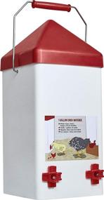 img 3 attached to 🐥 1-Gallon Small Cage Waterer for Chicks, Quails, Pigeons, and Gamebirds