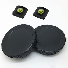 img 4 attached to Z50 Rear Lens Cap And Body Cap(2 Sets) For Nikon Z50 Z7 Z6 Mirrorless Digital Camera With Z Mount Lens Replace Nikon LF-N1 Rear Lens Cap And BF-N1 Body Cap And Hot Shoe Cover (2 Packs)