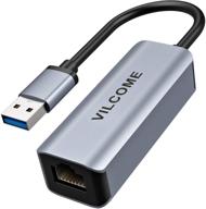💻 vilcome usb 3.0 to 10/100/1000 gigabit ethernet lan network adapter - high-speed rj45 adapter for macbook, surface pro, windows pc, and more logo