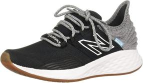 img 4 attached to 🏃 Experience Comfortable Running with New Balance Kid's Fresh Foam Roav V1 Lace-up Shoe