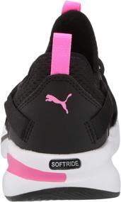 img 2 attached to PUMA Softride Running Black Luminous Unisex Boys' Shoes
