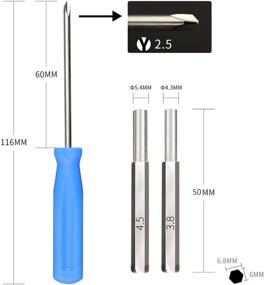 img 2 attached to 🔧 Набор отверток Triwing и инструмент для битов с 5 батареями CR1616 и вкладышами - для игр GameBoy Color и GameBoy Advance - Батареи индивидуально упакованы