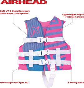 img 2 attached to 👶 Airhead Children's Trend Life Vest: Stylish Safety for Young Swimmers