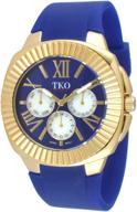 tko gold tone multi function silicone adjustable logo