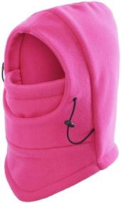 img 4 attached to LUVNFUN Kids Balaclava Ski Winter Hats | Double Layer Fleece for Toddler Boys & Girls