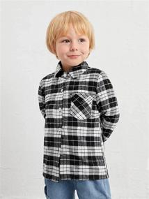 img 3 attached to 🎄 Festive Flannel: Boys' Toddler Christmas Outfits & T-Shirts