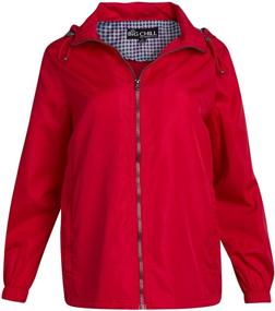 img 1 attached to 🧥 Lightweight Packable Windbreaker with Hood - Big Chill Women's Jacket
