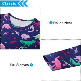 img 2 attached to TUONROAD Girls' Clothing with Hemline Ruffles - Graphic Tops, Tees & Blouses