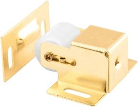 img 2 attached to 🚪 Enhance Your Closet Doors with Prime-Line Products N 7290 Closet Door Roller Catch- Brass Plated