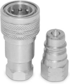 img 2 attached to 💡 Optimized Threaded Hydraulic Quick Connect Coupler for Enhanced Hydraulics, Pneumatics & Plumbing in Hydraulic Equipment